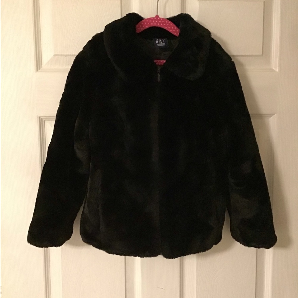GAP faux fur coat